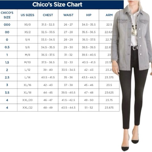 Chico’s Long Light Gray Denim Jacket - Picture 14 of 15